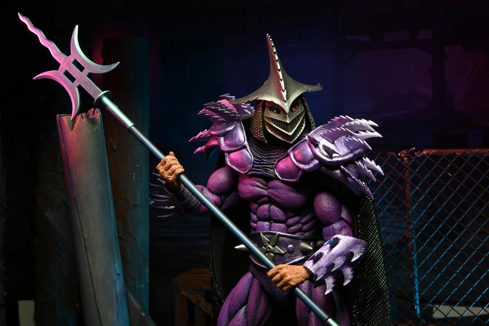 Фігурка NECA Teenage Mutant Ninja Turtles Ultimate Shredder 7 дюймів, чорно-фіолетова, з принтом, фото №6