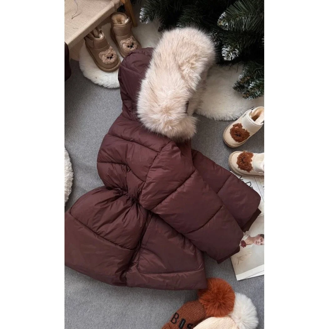 Тепла куртка з хутряним капюшоном від 100 до 160 см на холодну осінь та єврозиму!, фото №9