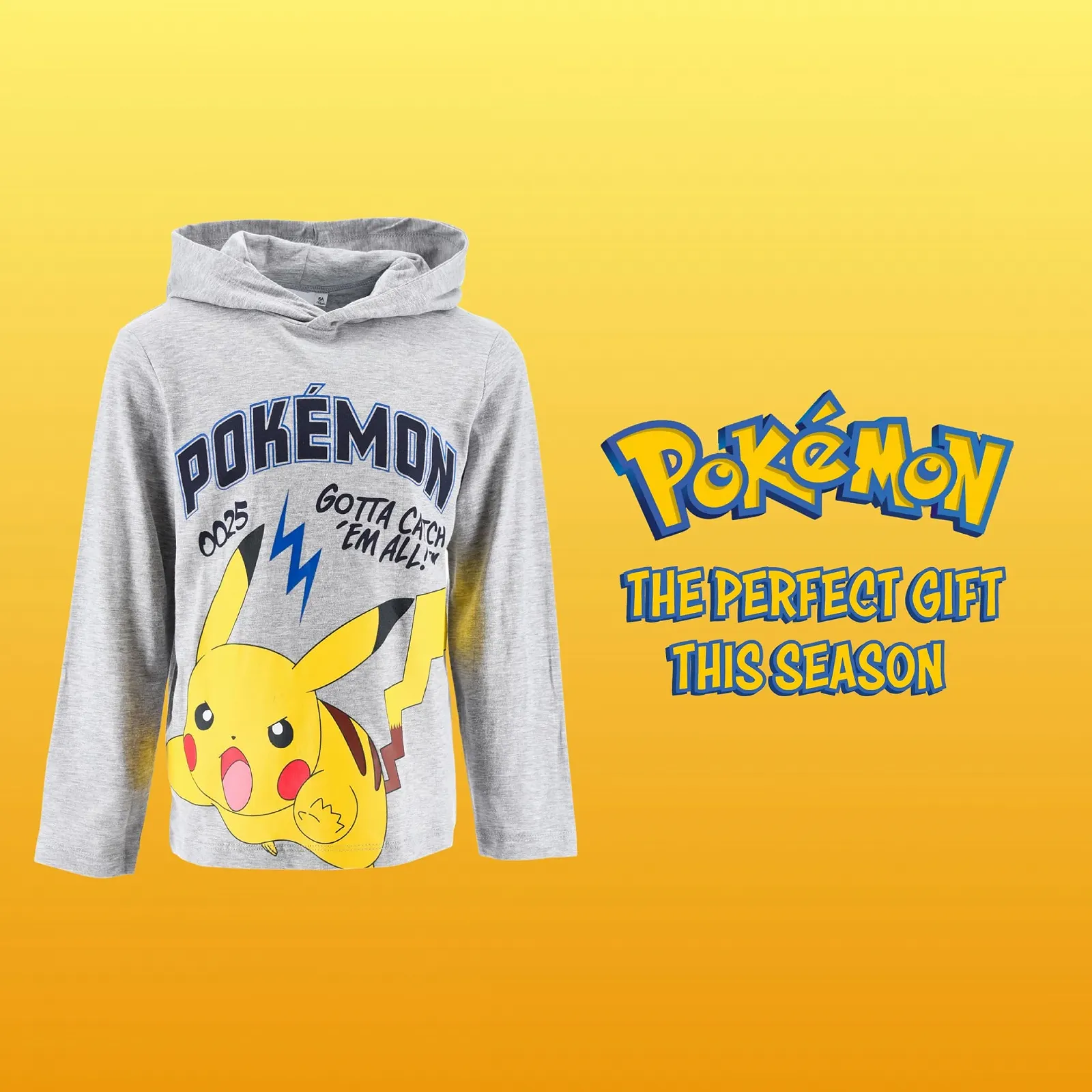 Худи Pokemon для мальчиков, классический свитшот, мягкий текстильный пуловер для мальчиков, размеры от 4 до 12 лет, фото №8