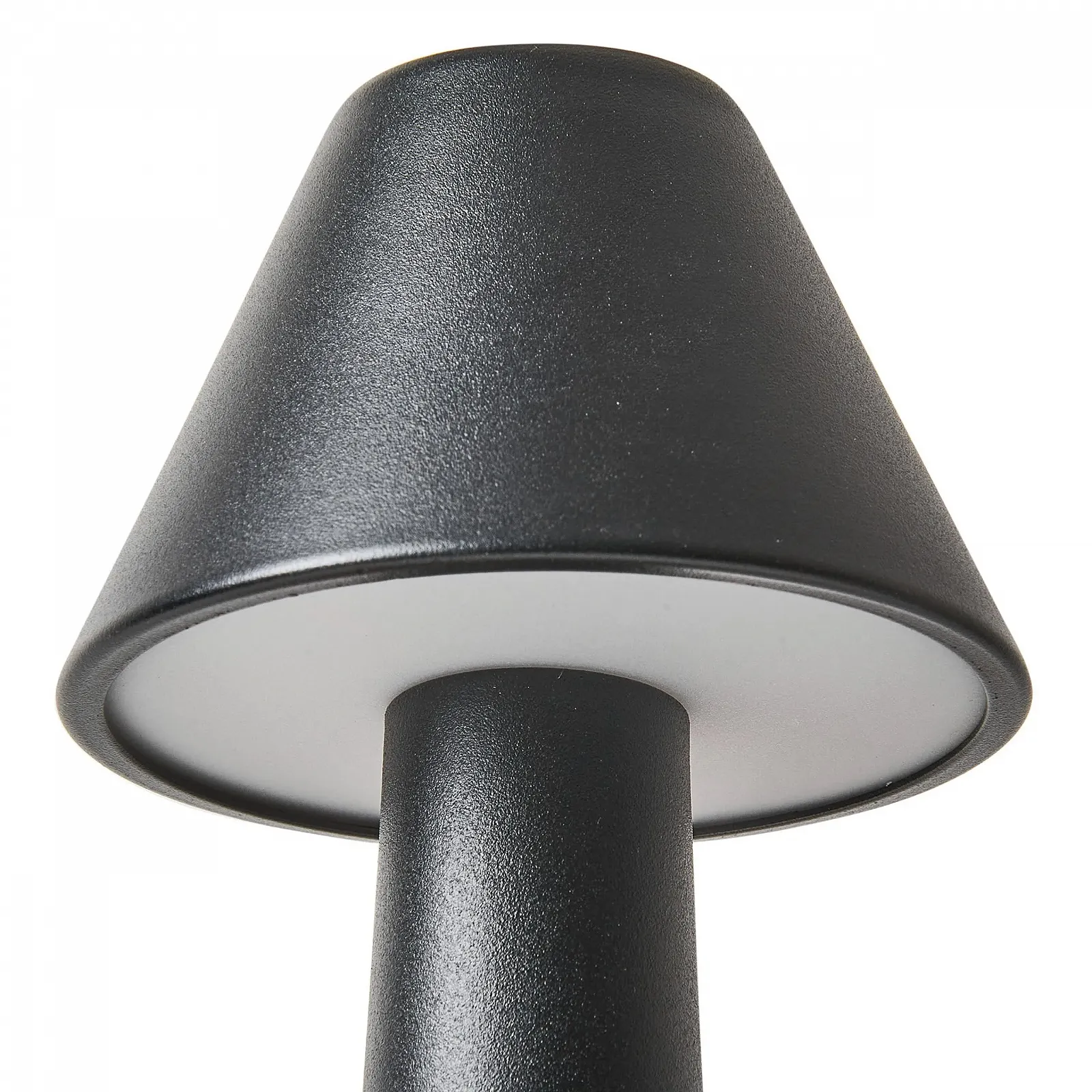 Настільні лампи Beliani Joanes Набір з 2 шт. Металеві Акумуляторні Бездротові Сенсорні Чорні, фото №6