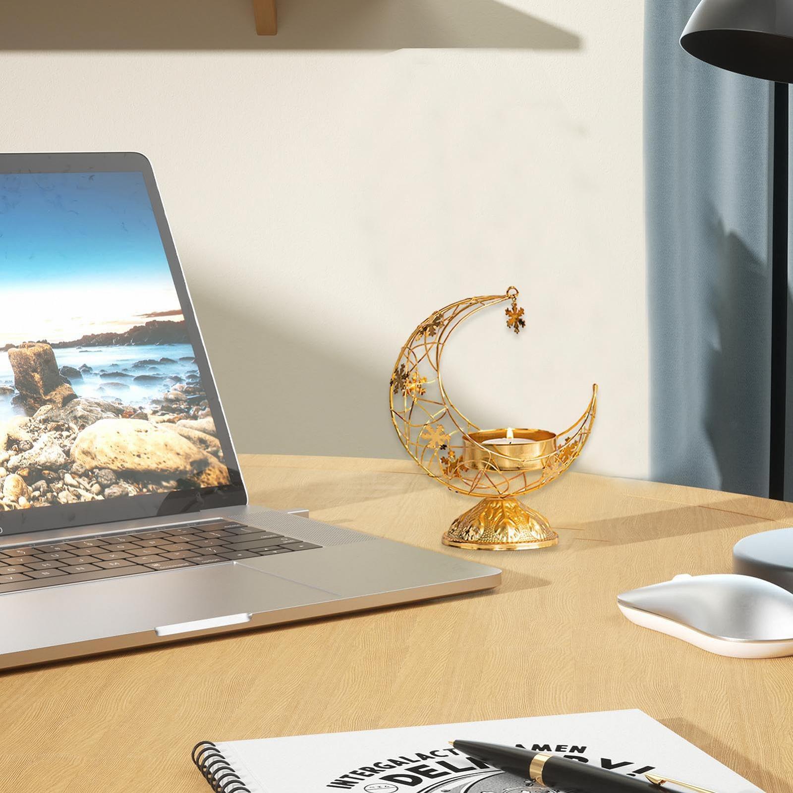 Підсвічник металевий місячної форми, фото №3