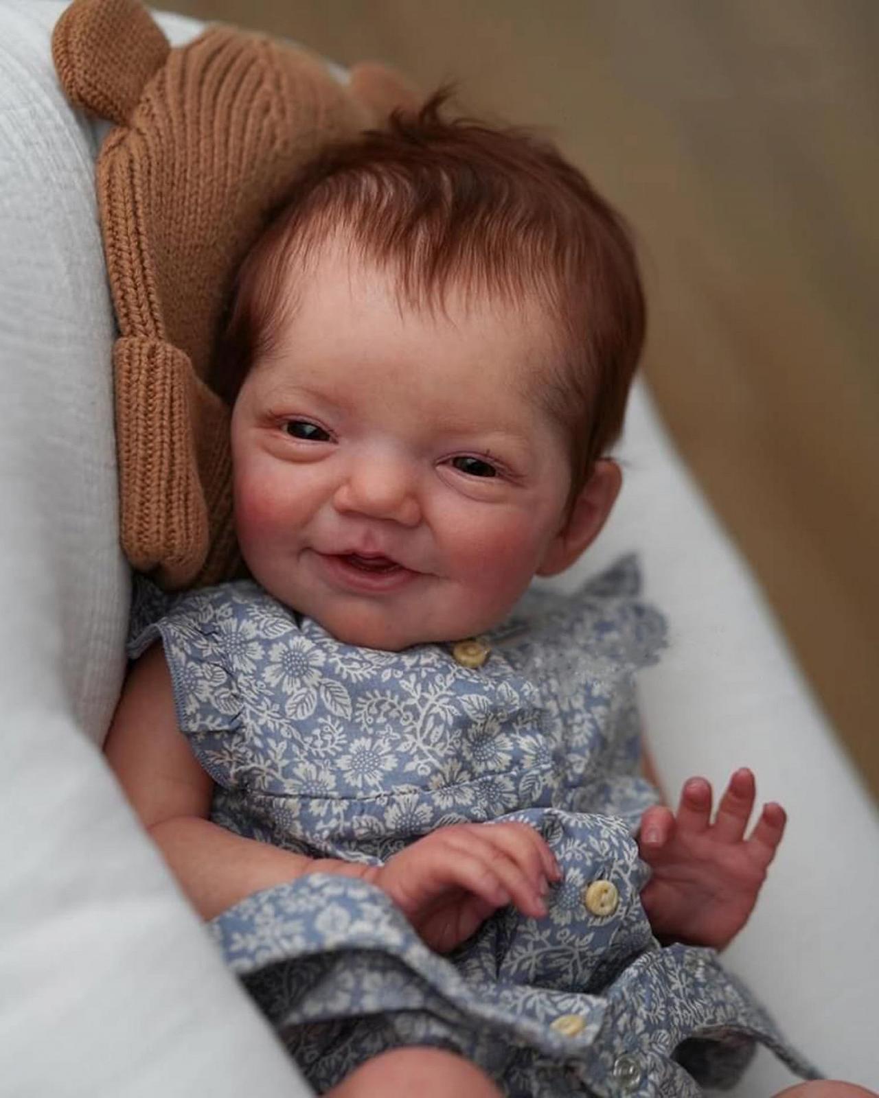 Кукла Zero pam Reborn Baby 20 дюймов 50 см Reborn Baby Полный Силиконовый Винил Реалистичная кукла Reborn Мальчик Смеющийся Reborn Куклы от 3 лет, фото №5