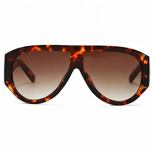 Вінтажні великі сонцезахисні окуляри LJCZKA для жінок і чоловіків, ретро-пілотні, модні овальні synthetic.ua - Фото 1