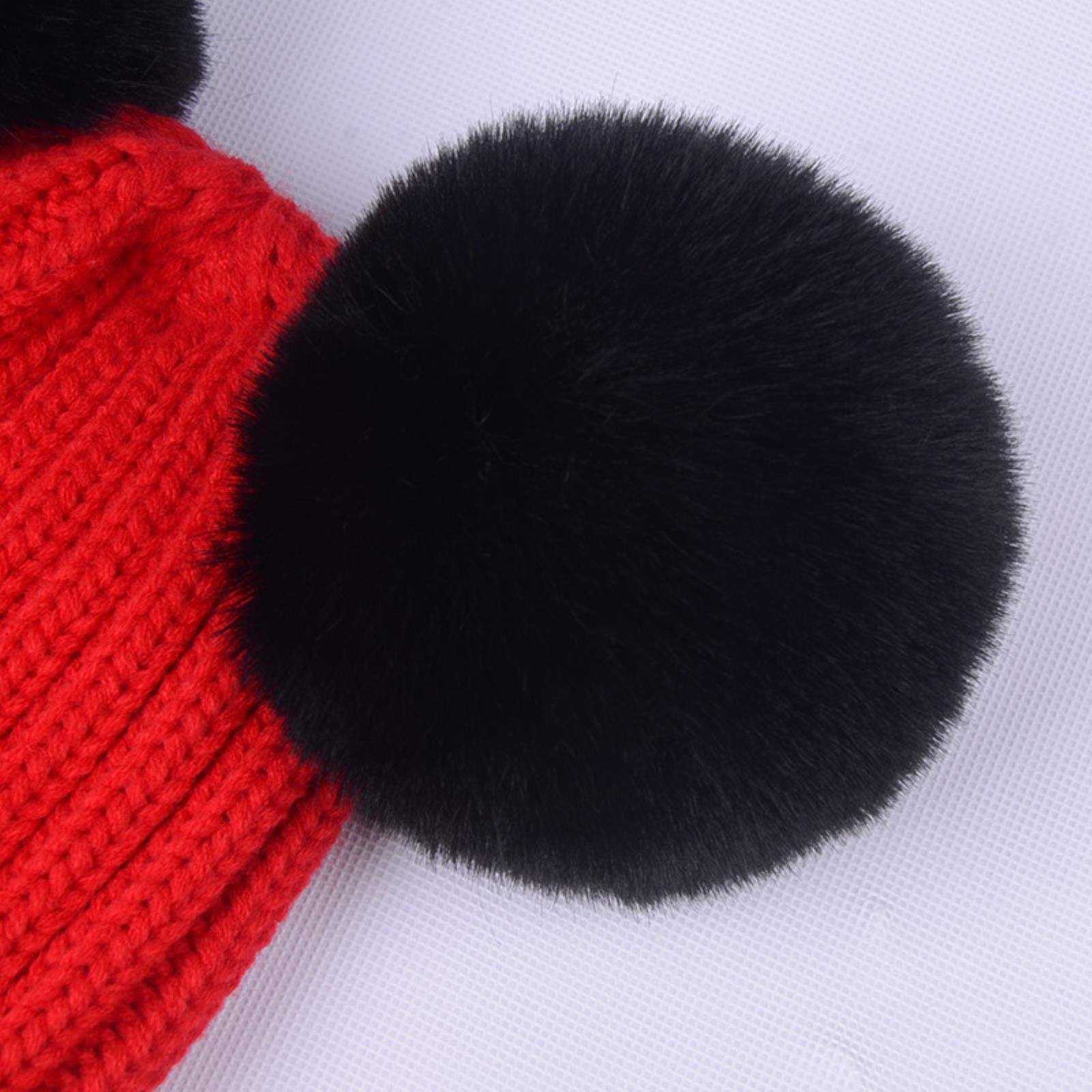 В'язана шапка з помпоном YQHWLKJ для жінок, дітей, дівчаток, фото №3