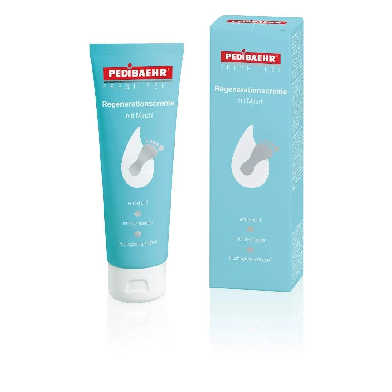 Бальзам для ніг PediBaehr Regeneration Cream з олією м’яти 125 ml, фото №1