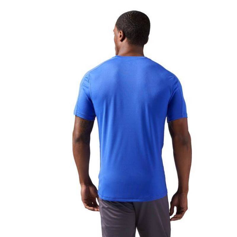 Футболка Reebok Wor Tech Top Blue S, фото №5