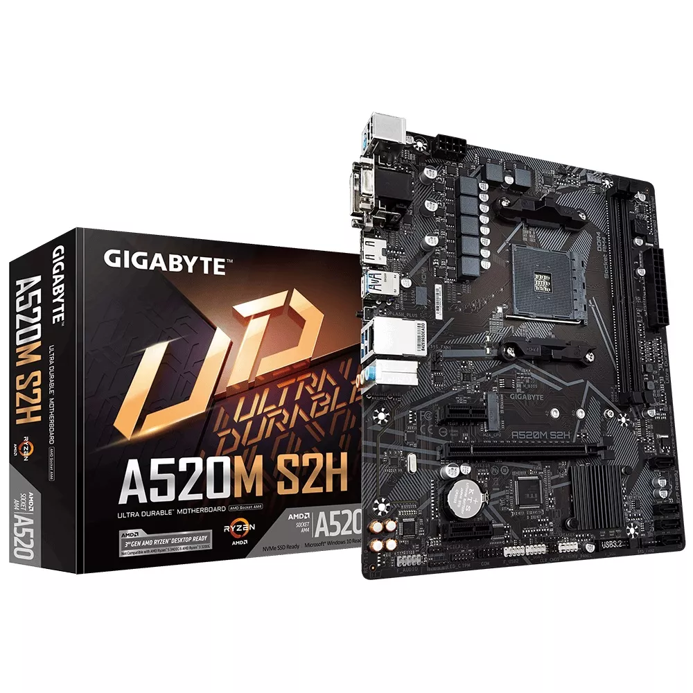 Материнская плата Gigabyte A520M S2H Socket AM4, фото №1