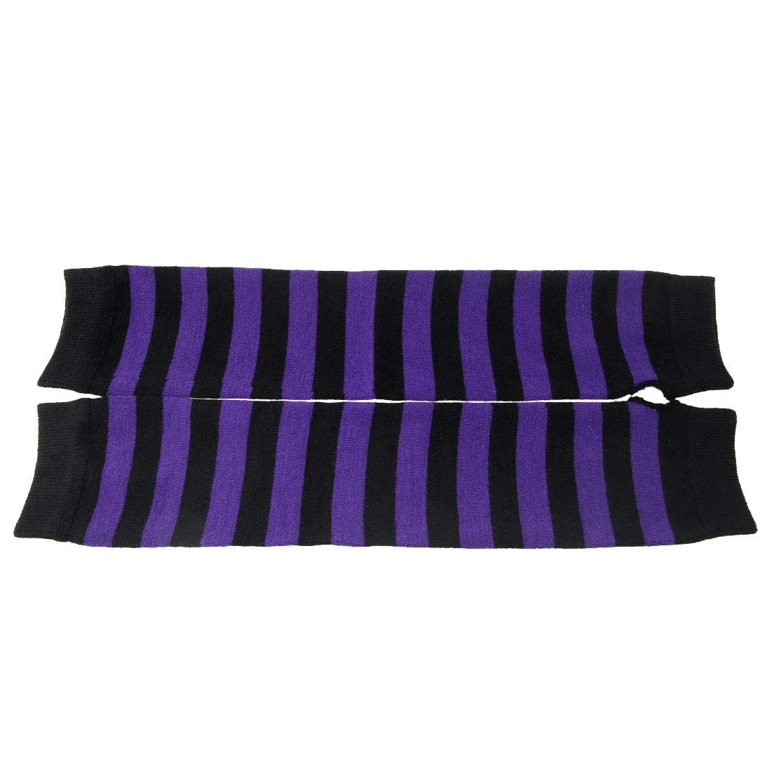 Гетры в полоску (2 пары) (черно-фиолетовые), фото №8