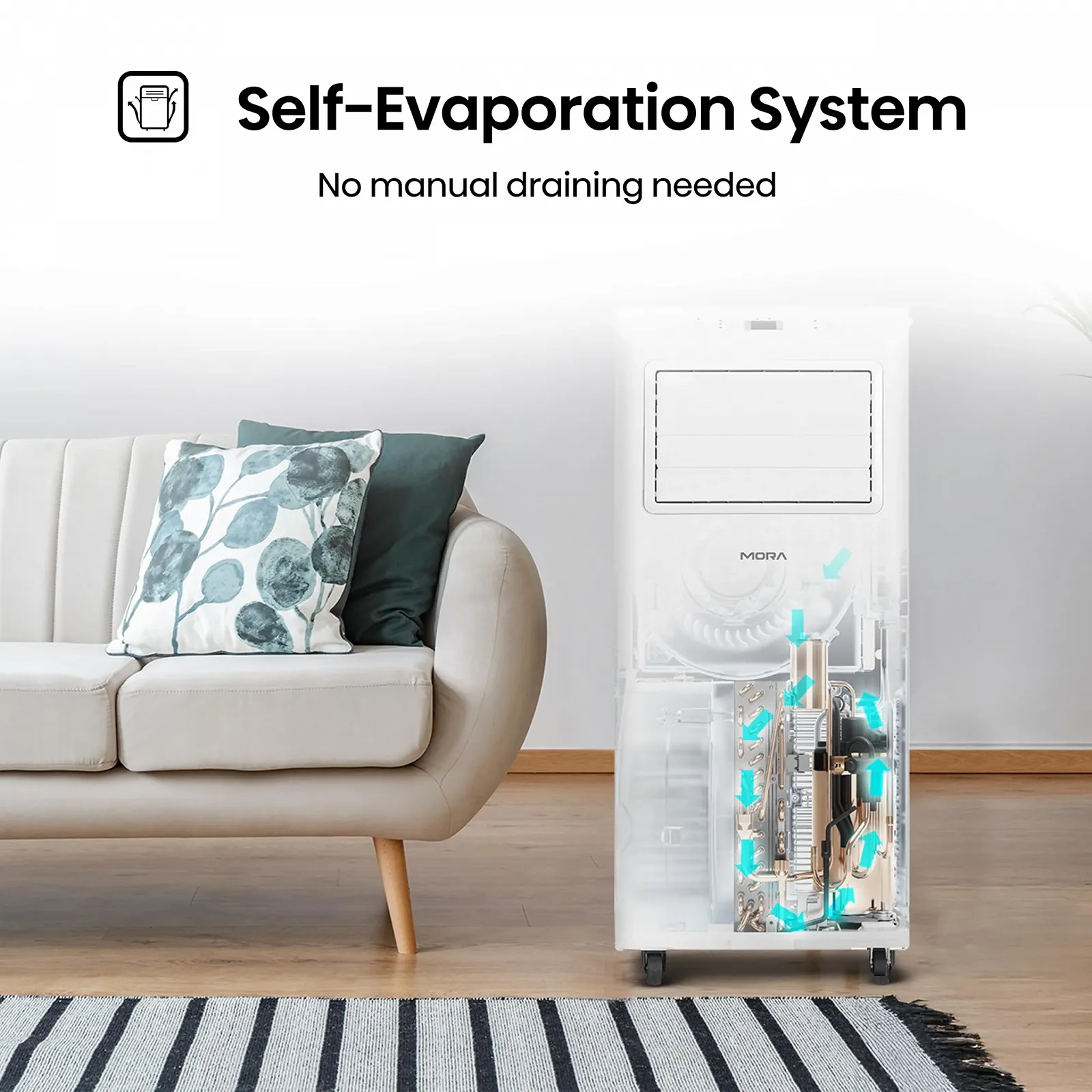 Мобільний кондиціонер Mora PC05R25A, фото №7