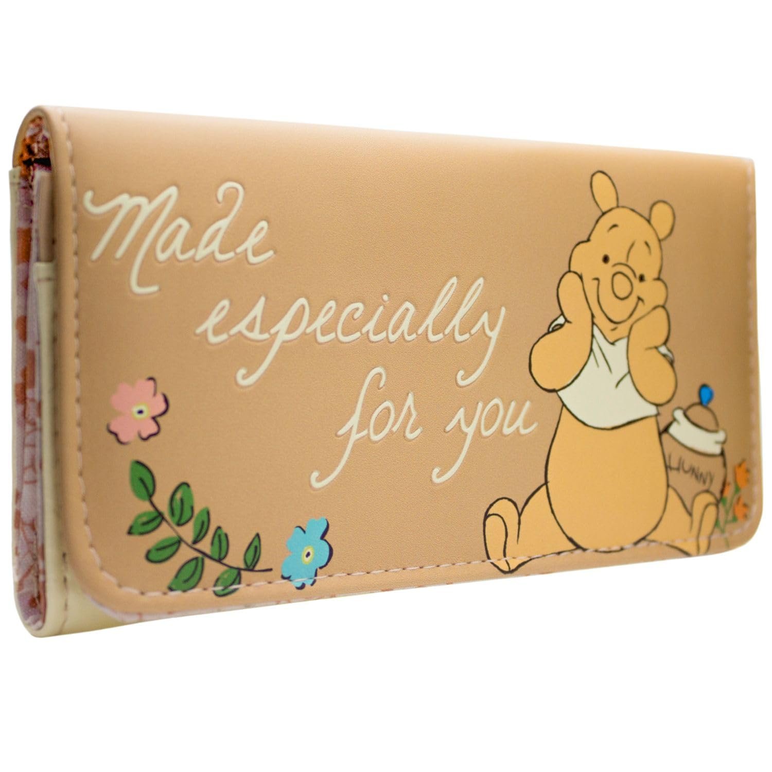Кошелек Winnie The Pooh Flowers & Honey Тройной Отделение для монет и держатель для карт Оранжевый, фото №1