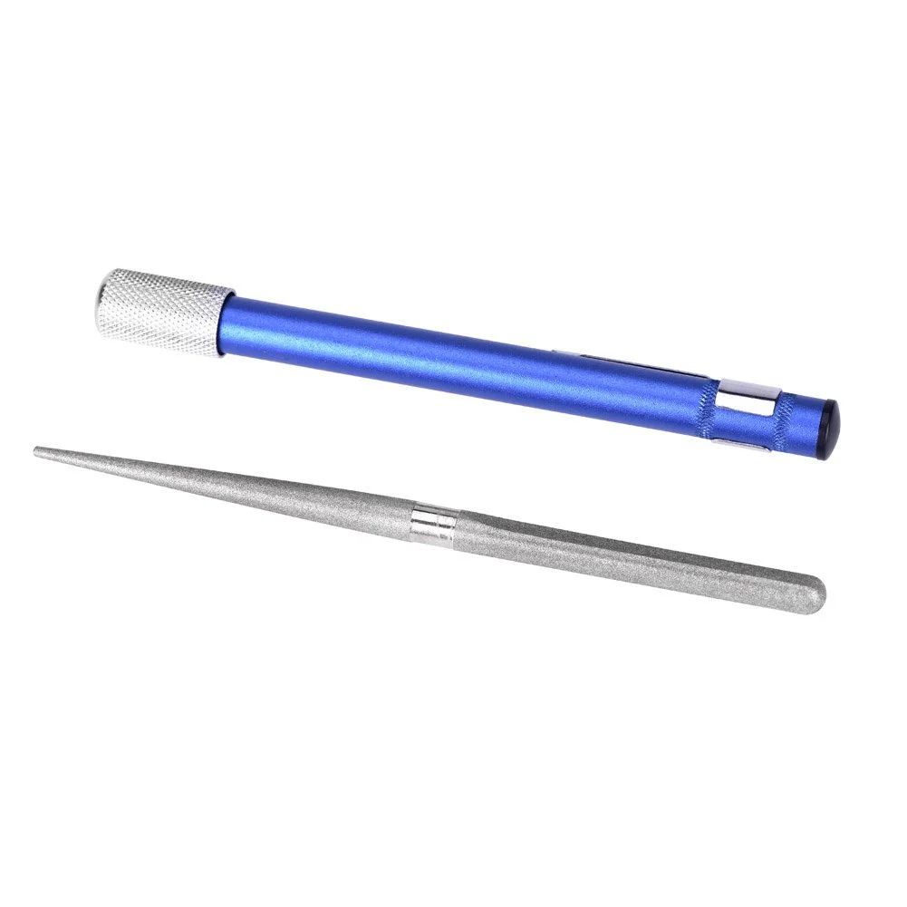 Точилка для ножей алмазная Tbest Diamond Sharpening Stone Pen Stick карманная выдвижная в форме ручки, фото №9