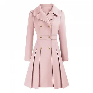 Жіноче зимове пальто A-силуету Довге - Фото 1