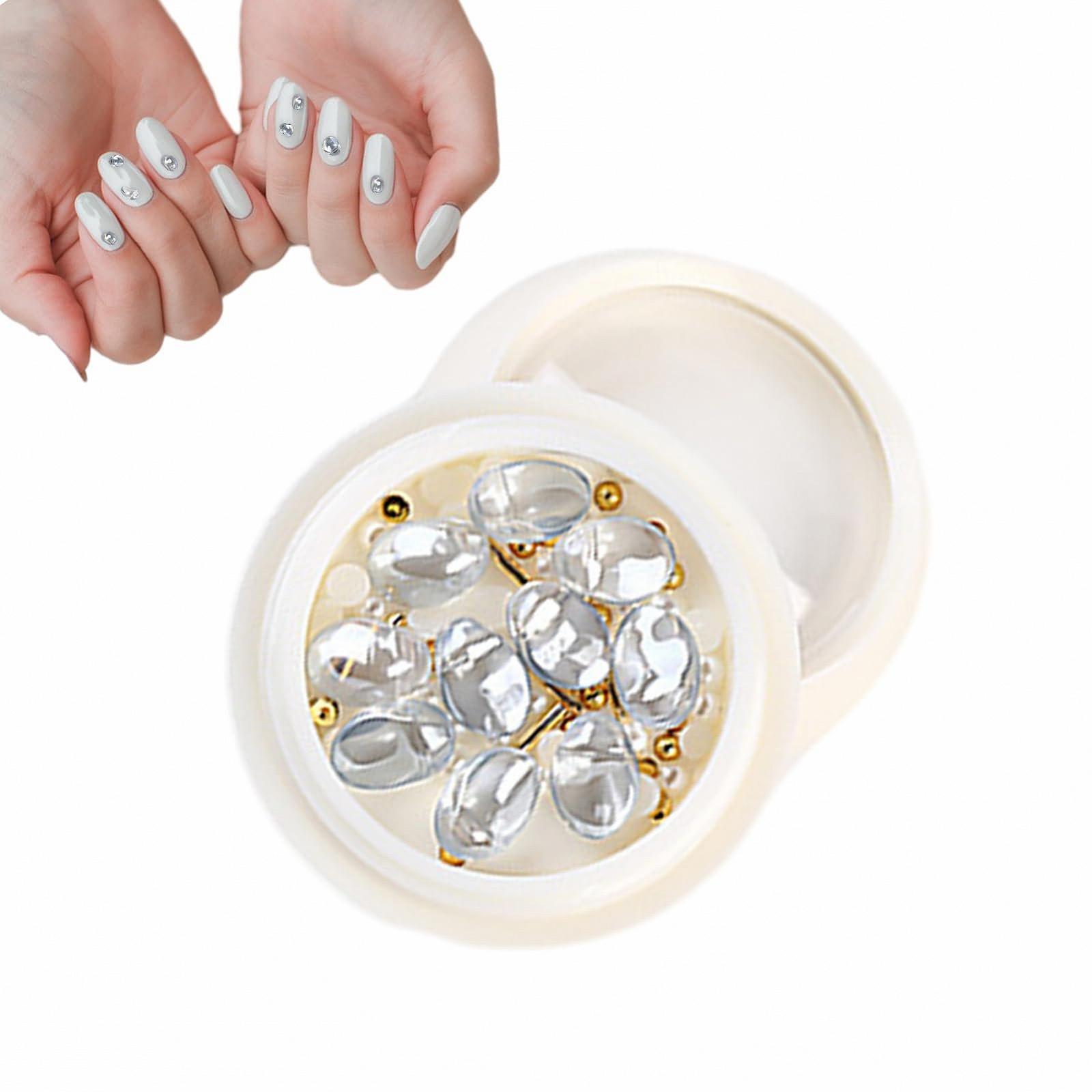 Стразы для ногтей Crystal Symphony 10 шт., разноцветные, фото №9