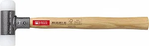 Киянка безбезынерционная PB Swiss 300/2 с пластиковыми головками и рукояткой из гикори - Фото 1