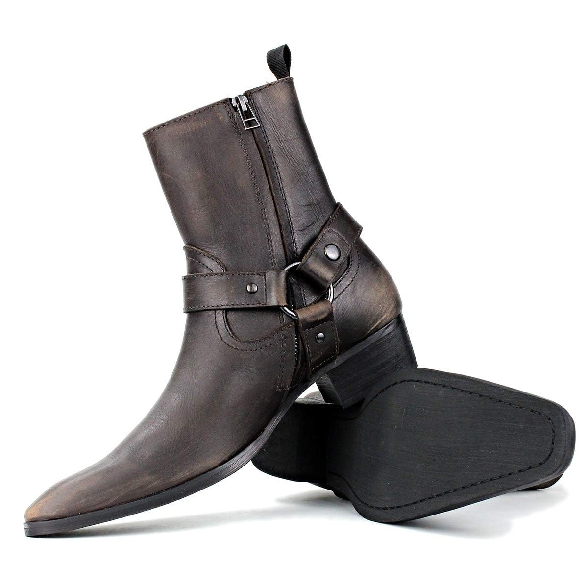 Челси Сапоги CD-JY017-18-DE-R Кожа, фото №5