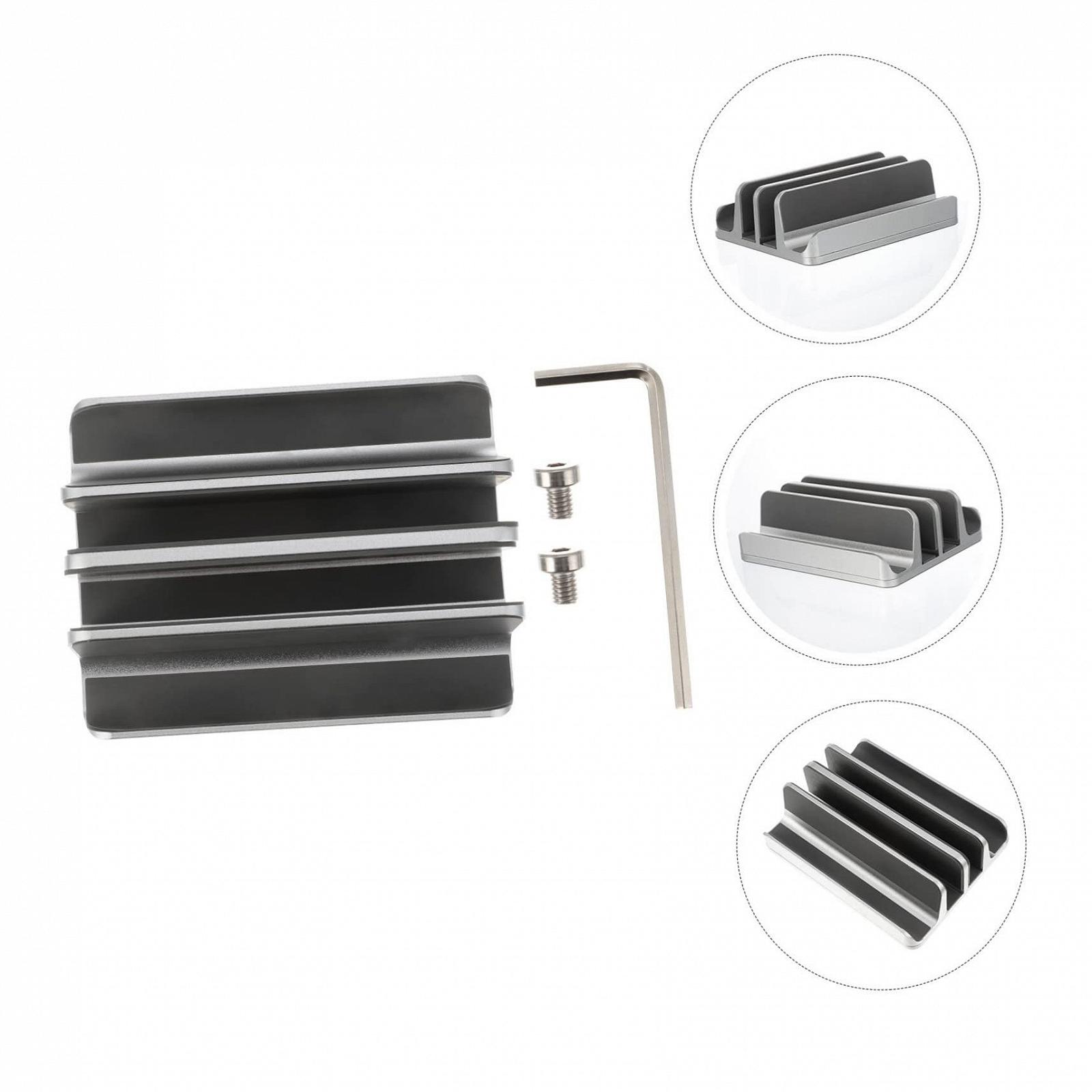 Вертикальна підставка для ноутбука Алюмінієвий сплав Практичний Тримач для столу та офісу Елегантний, фото №2