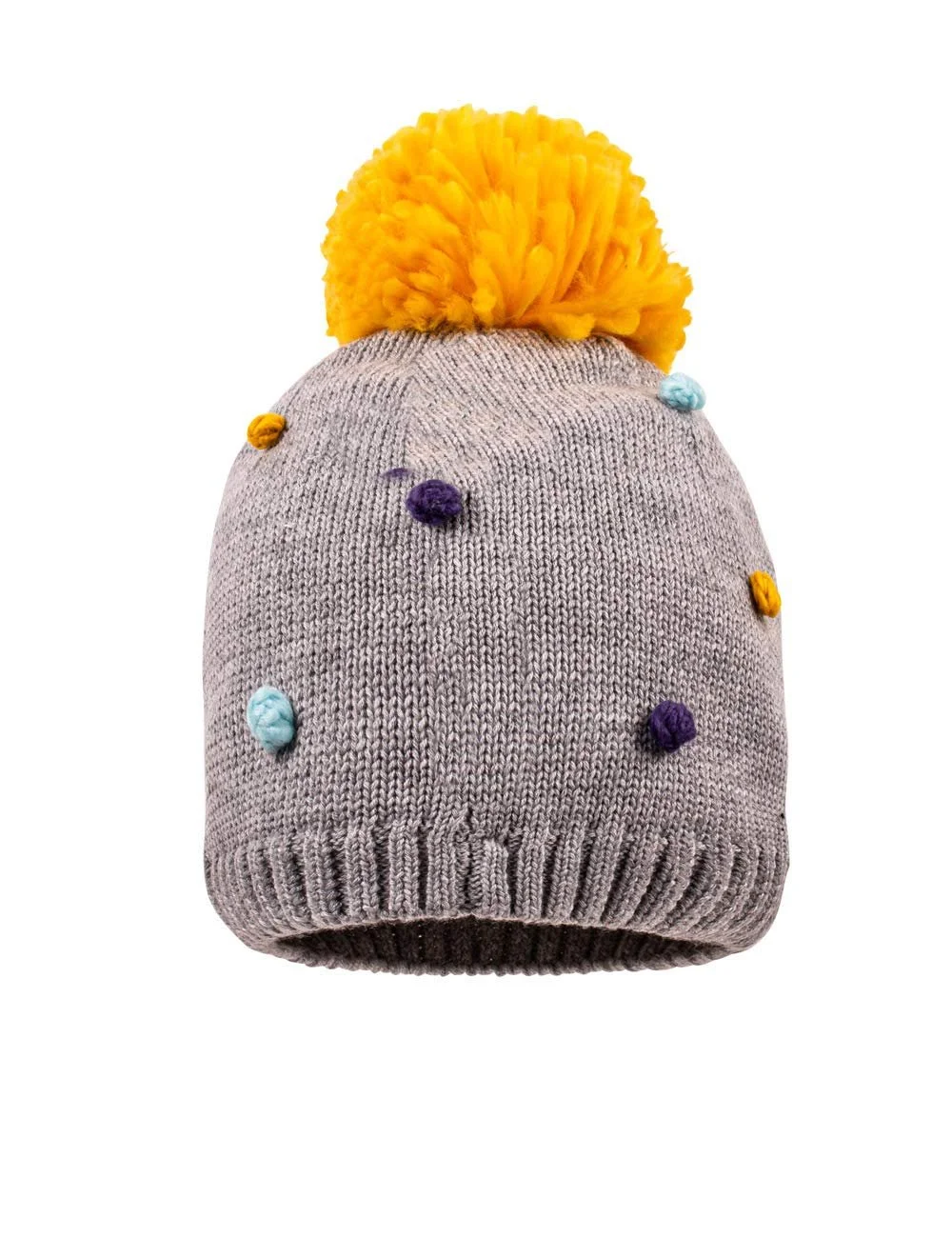 Шапка з помпоном для дівчаток Maximo, зроблено в Німеччині, фото №1