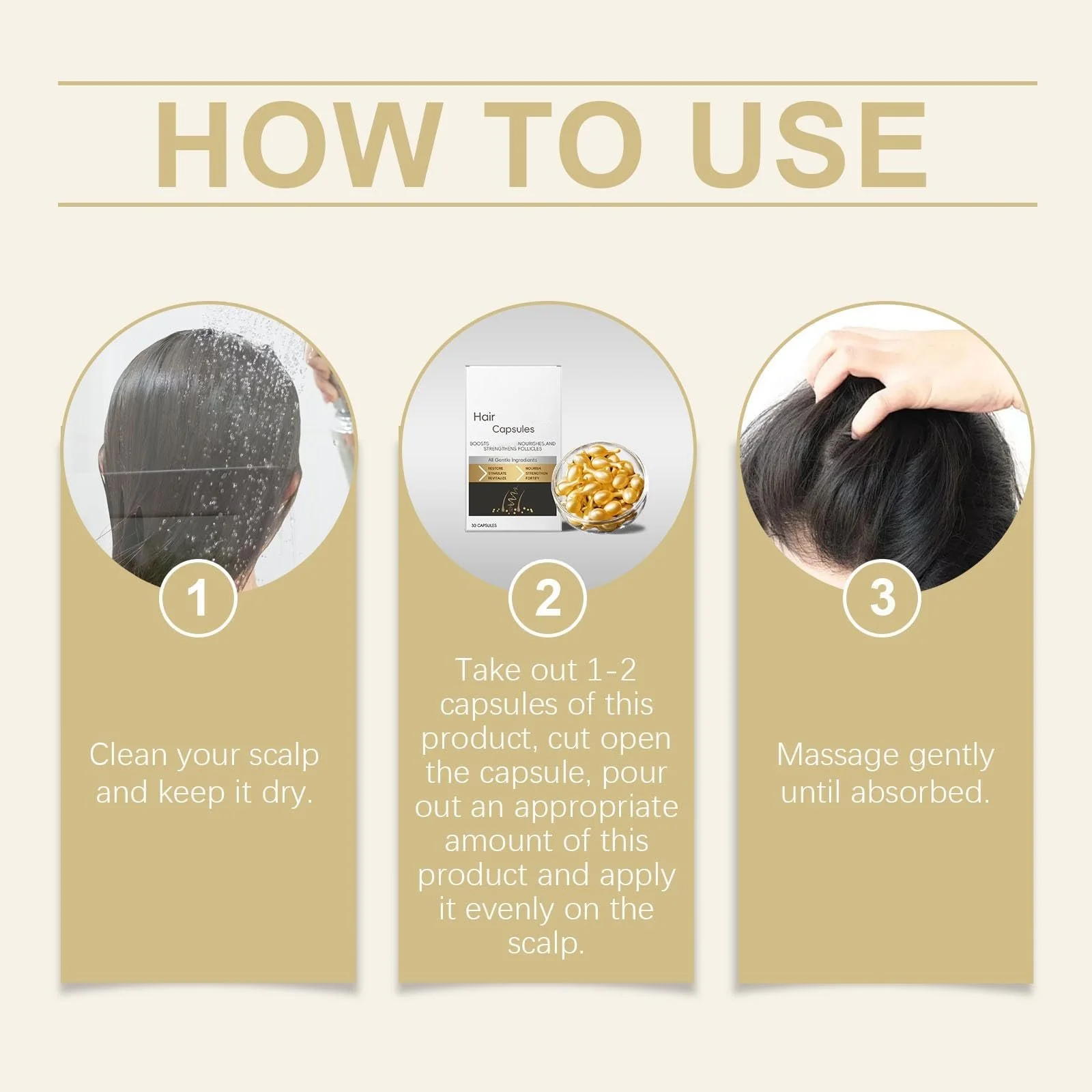 Капсули для росту волосся з імбиром, капсули для відновлення волосся, фото №7