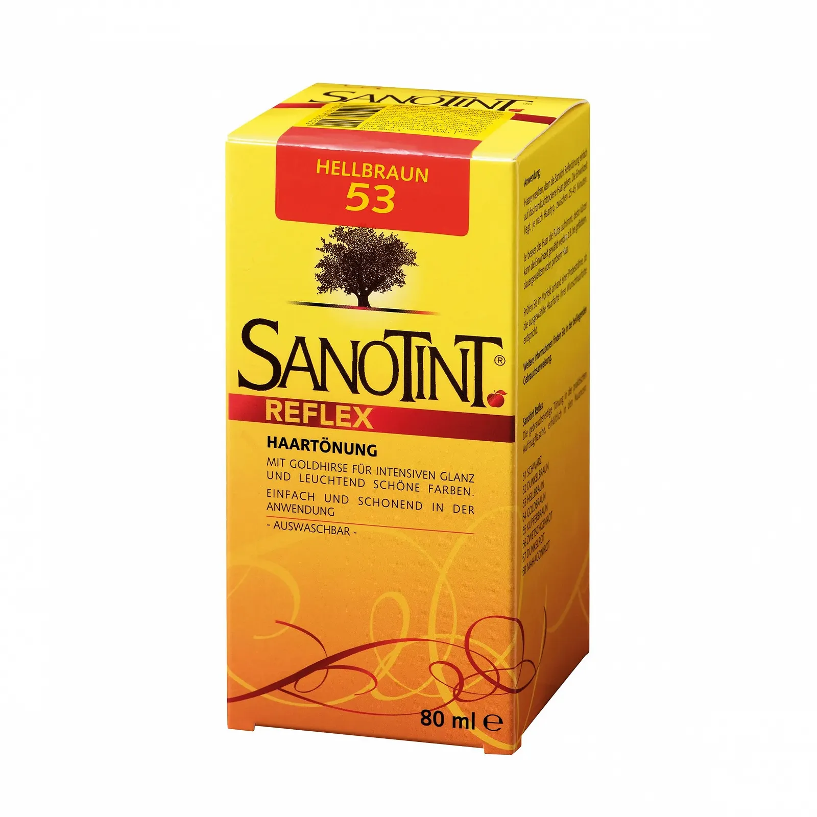 Краска для волос Sanotint Reflex № 53 "Светло-коричневый" - 1 x 80 мл, фото №3 Краска для волос Sanotint Reflex № 53 "Светло-коричневый" - 1 x 80 мл, фото №3