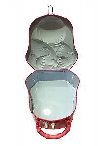 Скарбничка Металева Астронавт із замком Синя - Фото 1