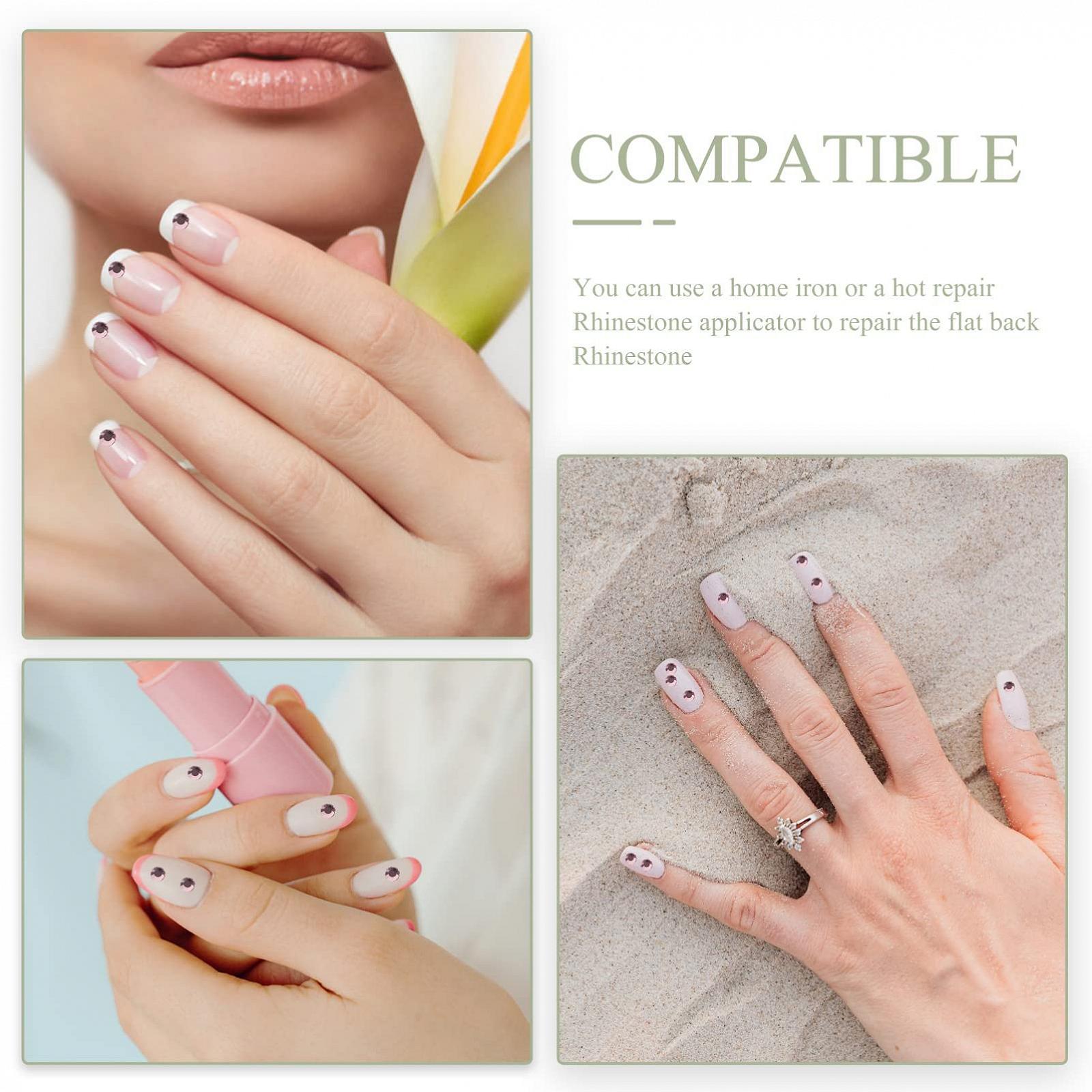 Стрази Скляні Набір Скляні Пласкі, фото №2