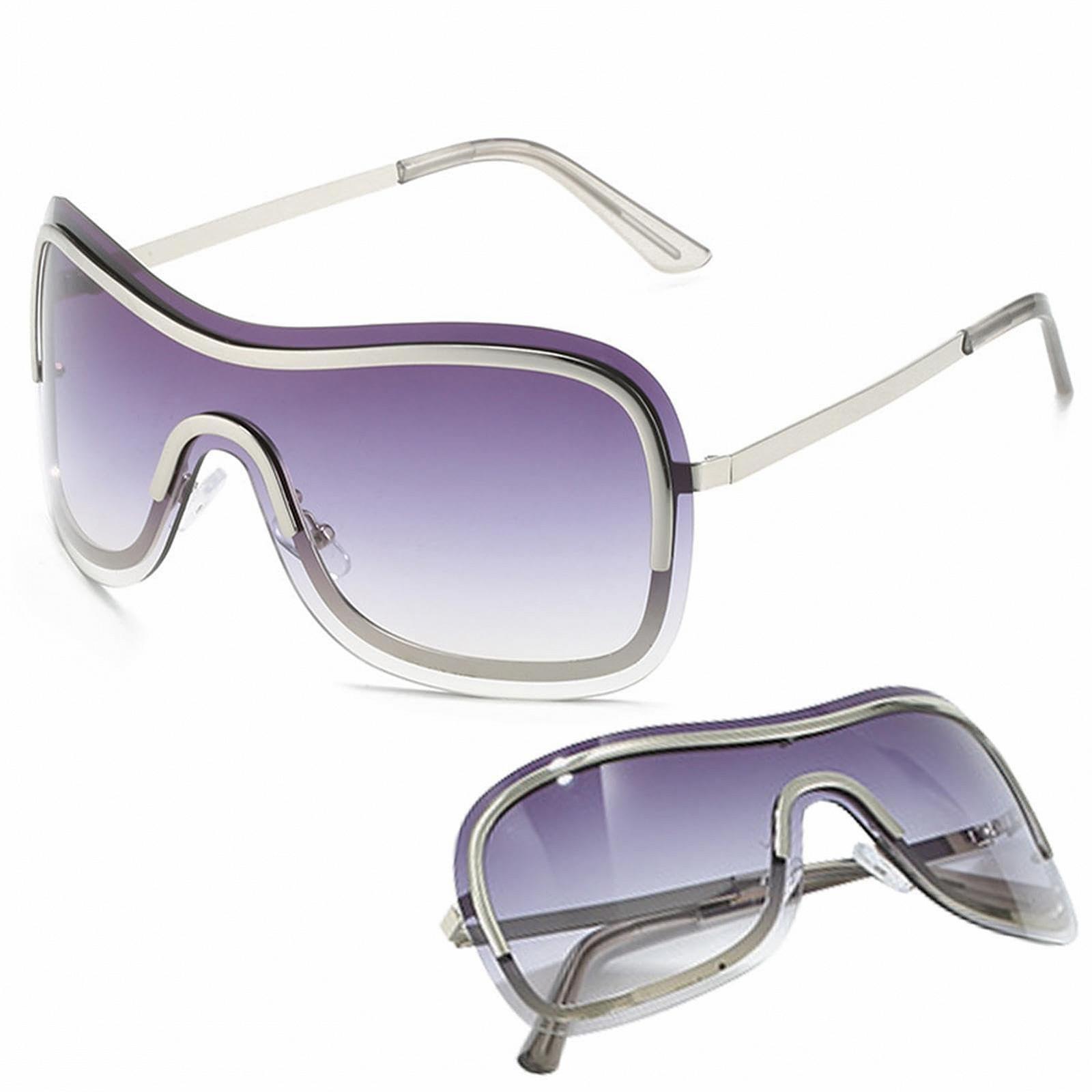 Сонцезахисні Окуляри Jimtuze Поляризовані Градієнт Сірий / Срібна оправа, фото №5