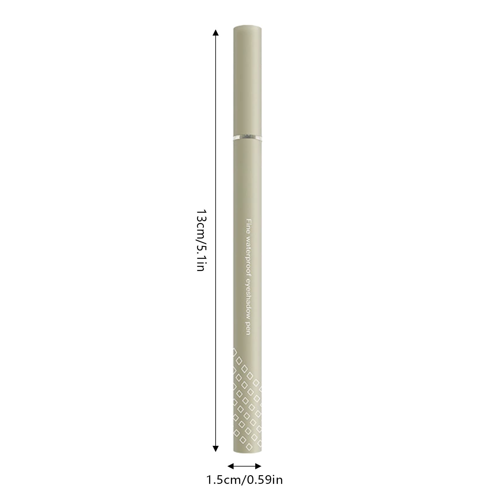 Олівець Jinglebells Liquid Laying Silkworm Pencil Shadow Pencil Quick Drying Waterproof Anti Sweat Does Not Smudge Natural Eyeliner Liquid Pen 0.8 мл (Хакі, Один розмір), фото №6