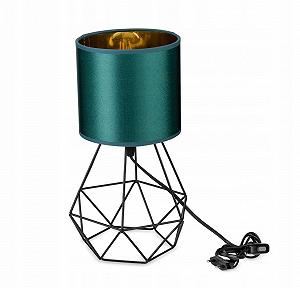 Настільна лампа Inca Industrial Style ретро вінтаж 1 лампа E27 Чорна Зелено-золота - Фото 1