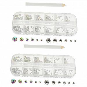Набір для нігтів Housoutil Стрази для макіяжу - Фото 1