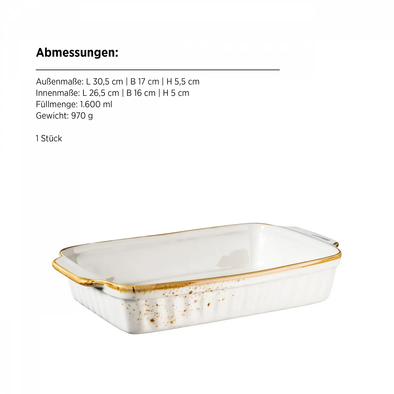 Набор форм для запекания MÄSER Pintar 2 предмета Фарфоровые Винтаж Кремовые, фото №3