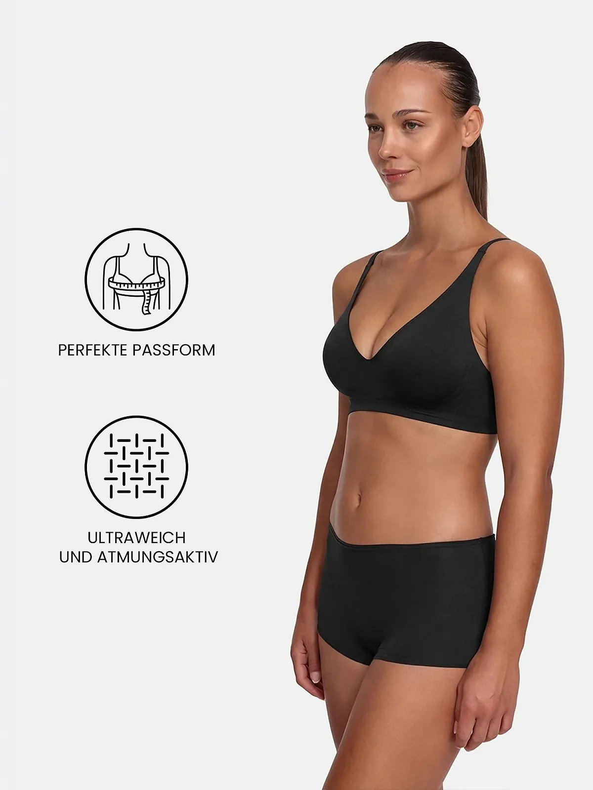 Бюстгальтер push-up бесшовный компактный без косточек со съемными вкладышами, фото №5