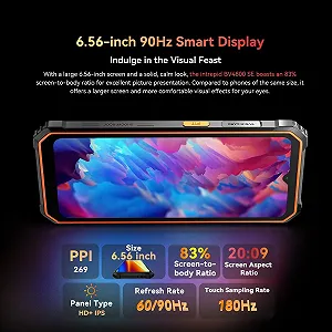 Смартфон Blackview BV4800 SE (NFC) 12GB+64GB 6.56 дюймів HD+ 5180 мАг 16MP + 8MP 4G Dual SIM Помаранчевий ціна на synthetic.ua - Фото 1 Смартфон Blackview BV4800 SE (NFC) 12GB+64GB 6.56 дюймів HD+ 5180 мАг 16MP + 8MP 4G Dual SIM Помаранчевий synthetic.ua - Фото 1
