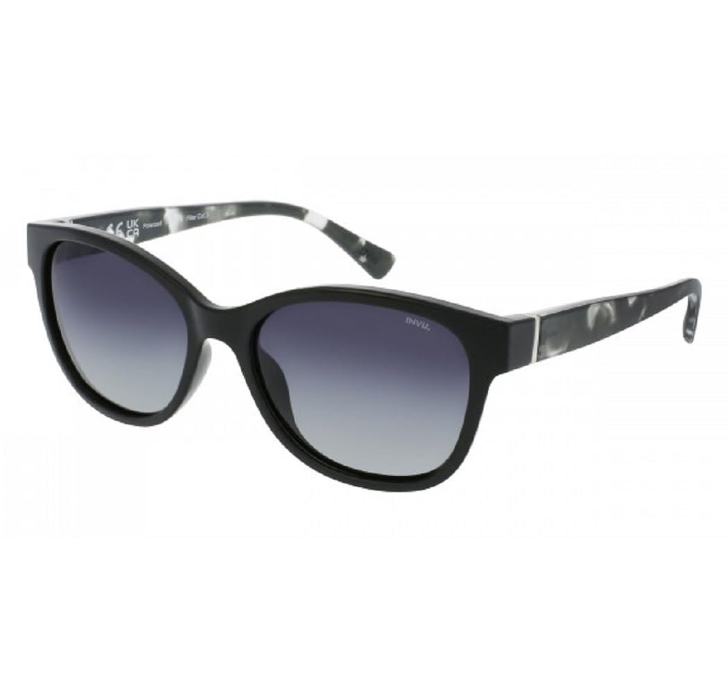 Сонцезахисні Окуляри INVU Жіночі B2218 A Поляризовані Лінзи 100% UV Захист Чорний, чорний, фото №1