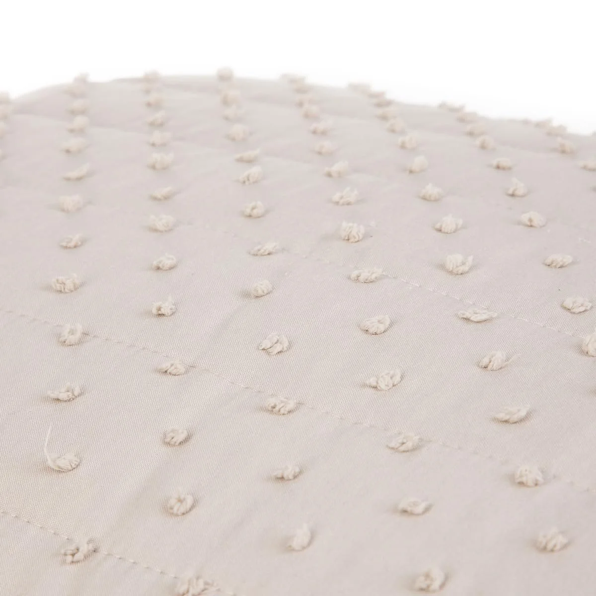 Покрывало Homla Cuddly Плед на диван Флисовое в горошек Бежевый 200 x 220 см, фото №3