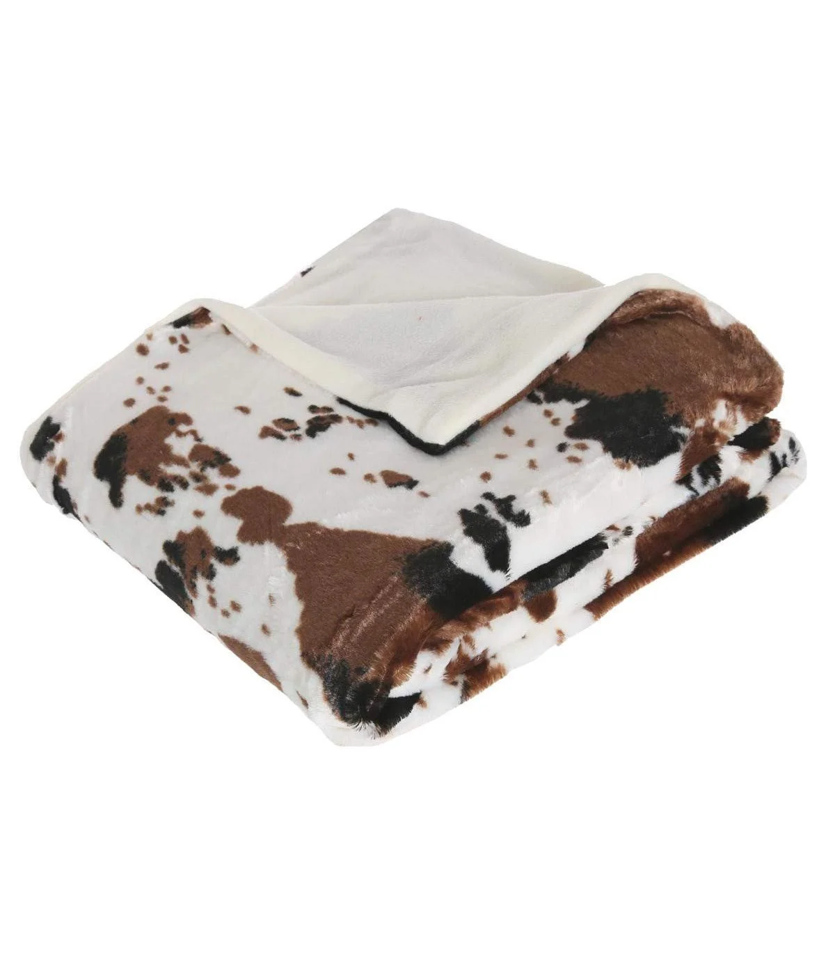 Покривало Флісове ULTRA SOFT Мікрофібра 130 см X 160 см Дизайн КОРОВА, фото №1