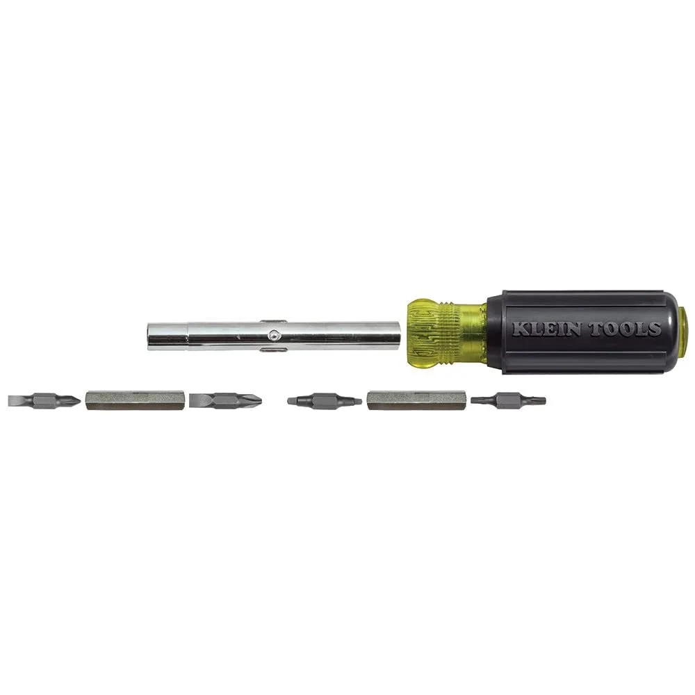 Викрутка та торцевий ключ KLEIN TOOLS 32500 11 в 1 Cushion Grip чорна, фото №4