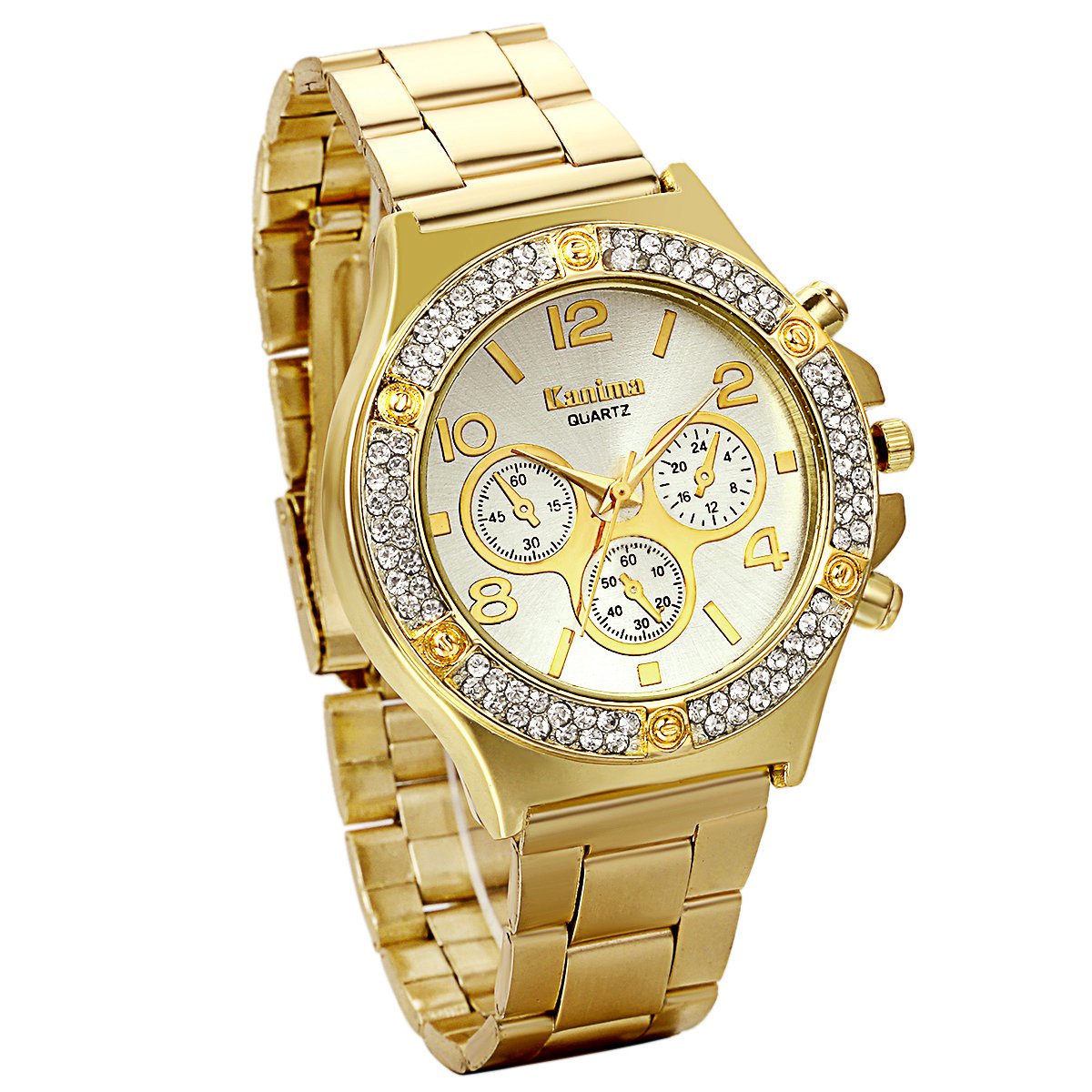 Часы JewelryWe Аналоговые Кварцевые Наручные Часы Мужские Женские Элегантные Нержавеющая Сталь Деловые Повседневные Двойной Ряд Страз Циферблат Серебряный Золотой Розовое Золото, фото №2 Часы JewelryWe Аналоговые Кварцевые Наручные Часы Мужские Женские Элегантные Нержавеющая Сталь Деловые Повседневные Двойной Ряд Страз Циферблат Серебряный Золотой Розовое Золото, фото №2