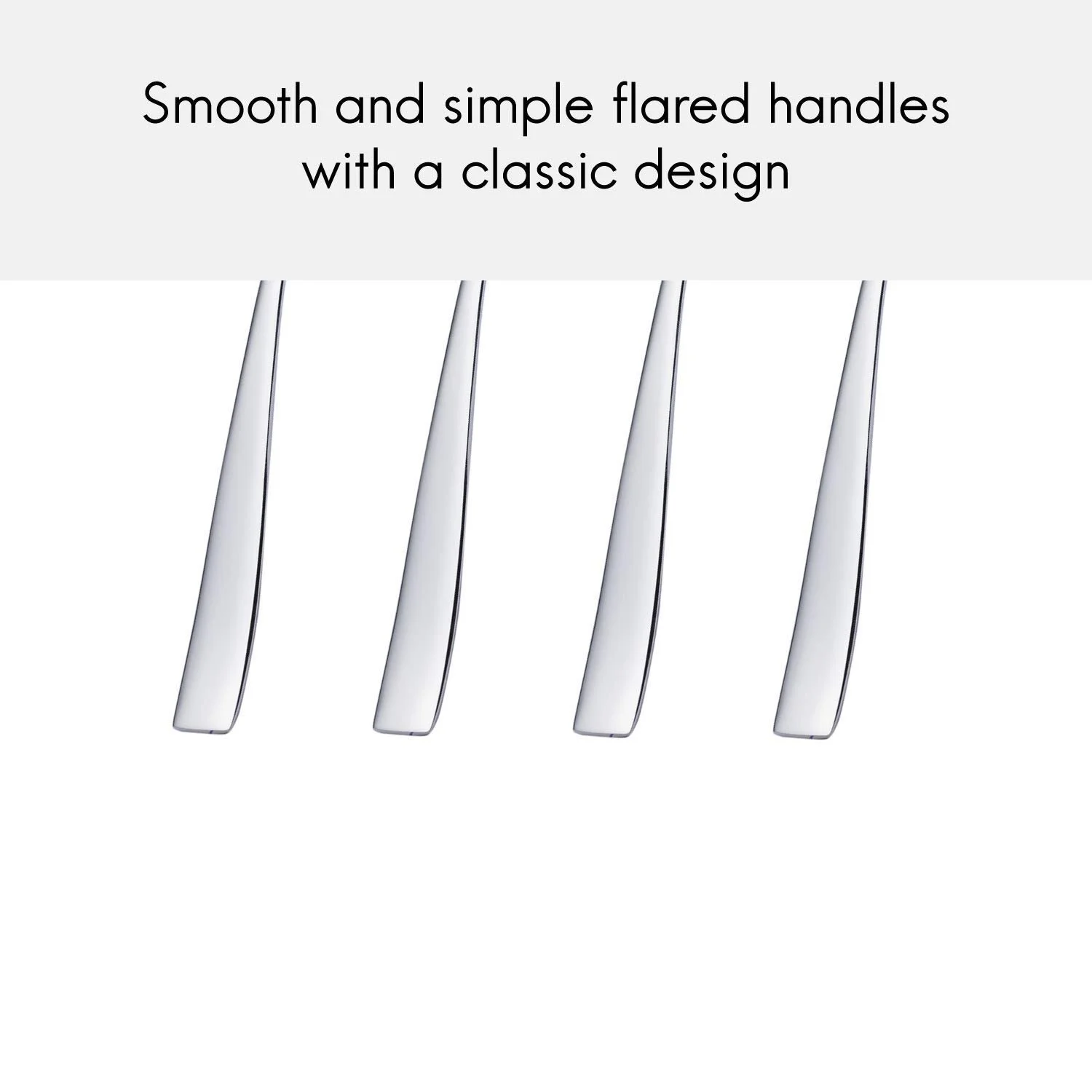 Ложки чайні Viners Everyday Purity 18/0, набір 4 шт, нержавіюча сталь, фото №4