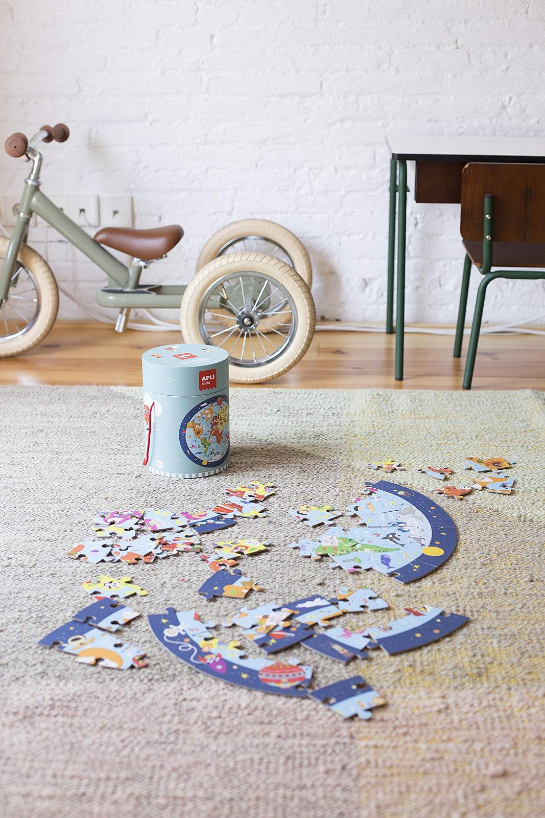 Пазлы круглые APLI Kids World Map 48 элементов, фото №3 Пазлы круглые APLI Kids World Map 48 элементов, фото №3