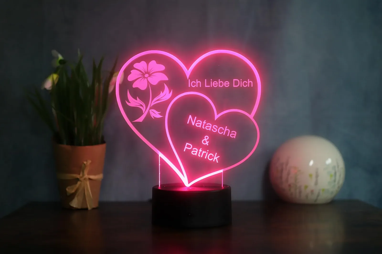 Настольная лампа Personalised Partner Gift LED Decorative, фото №1