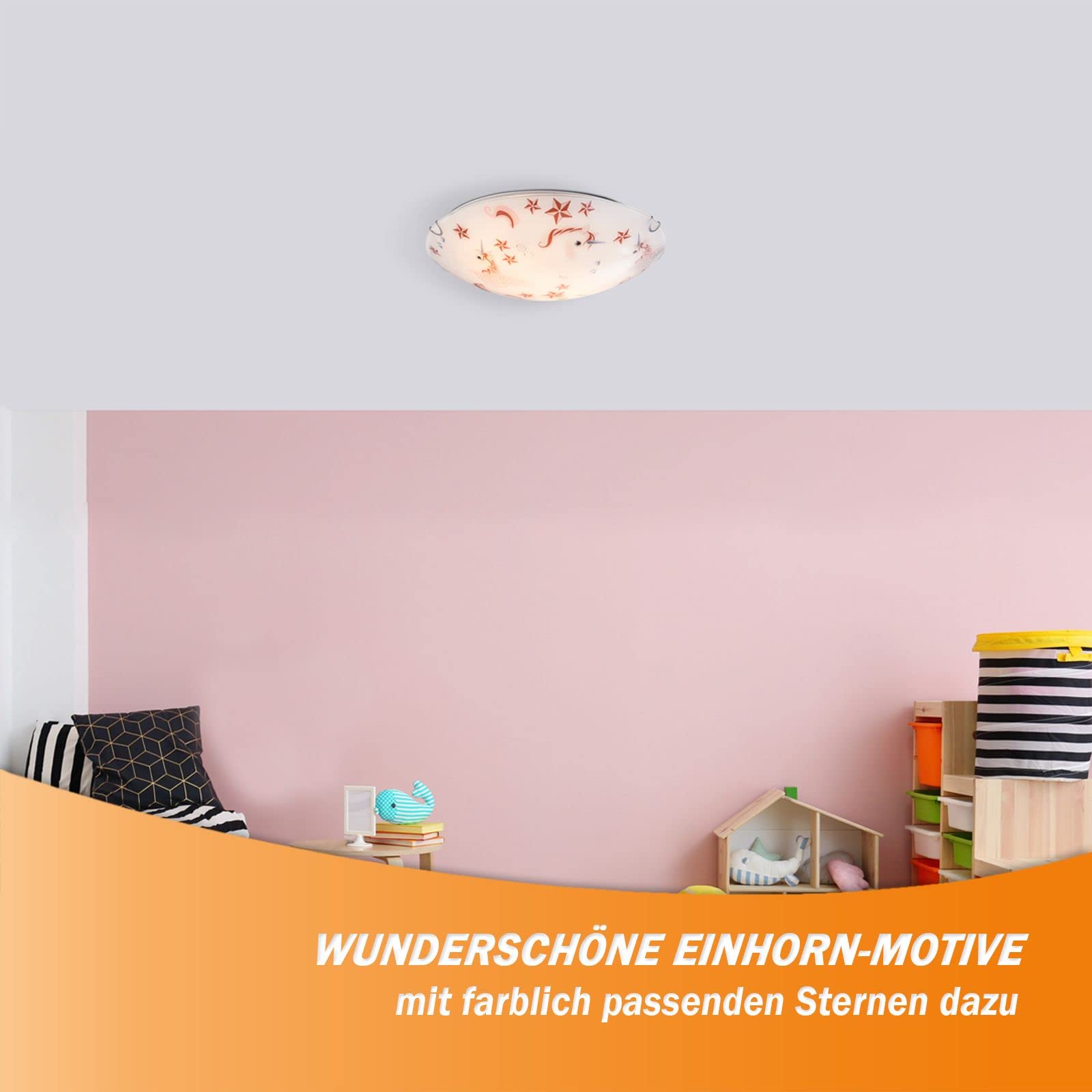 Светильник bmf-versand 40 см Детская комната Единорог с салфеткой для ухода, фото №2 Светильник bmf-versand 40 см Детская комната Единорог с салфеткой для ухода, фото №2