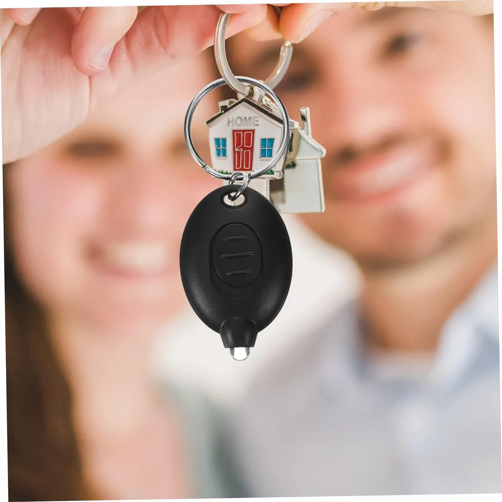 Міні-ліхтарик Брелок ABS Портативний для кемпінгу, походів та надзвичайних ситуацій Маленький Легкий Універсальний, фото №3