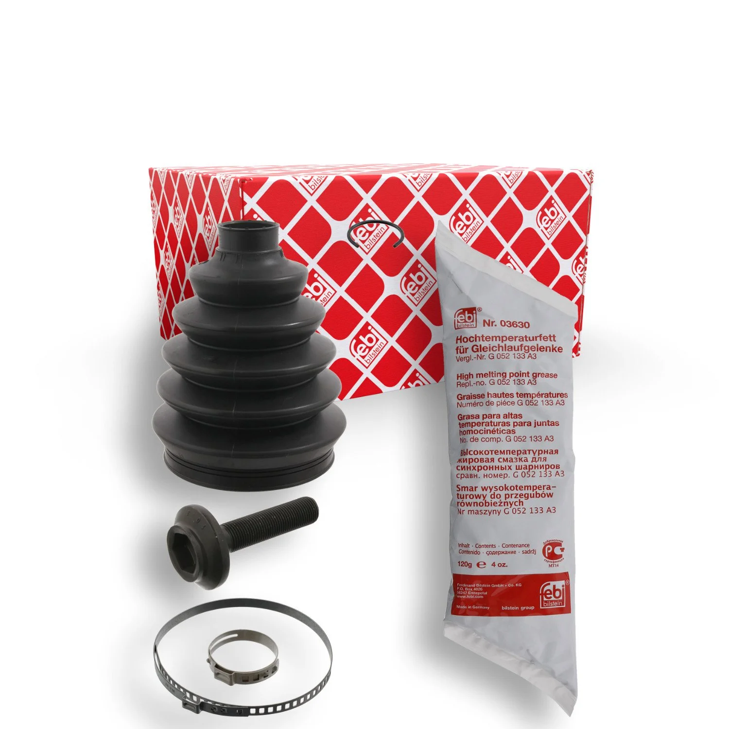 Комплект пыльника приводного вала FEBI BILSTEIN 43797 передний мост для AUDI PORSCHE, фото №1