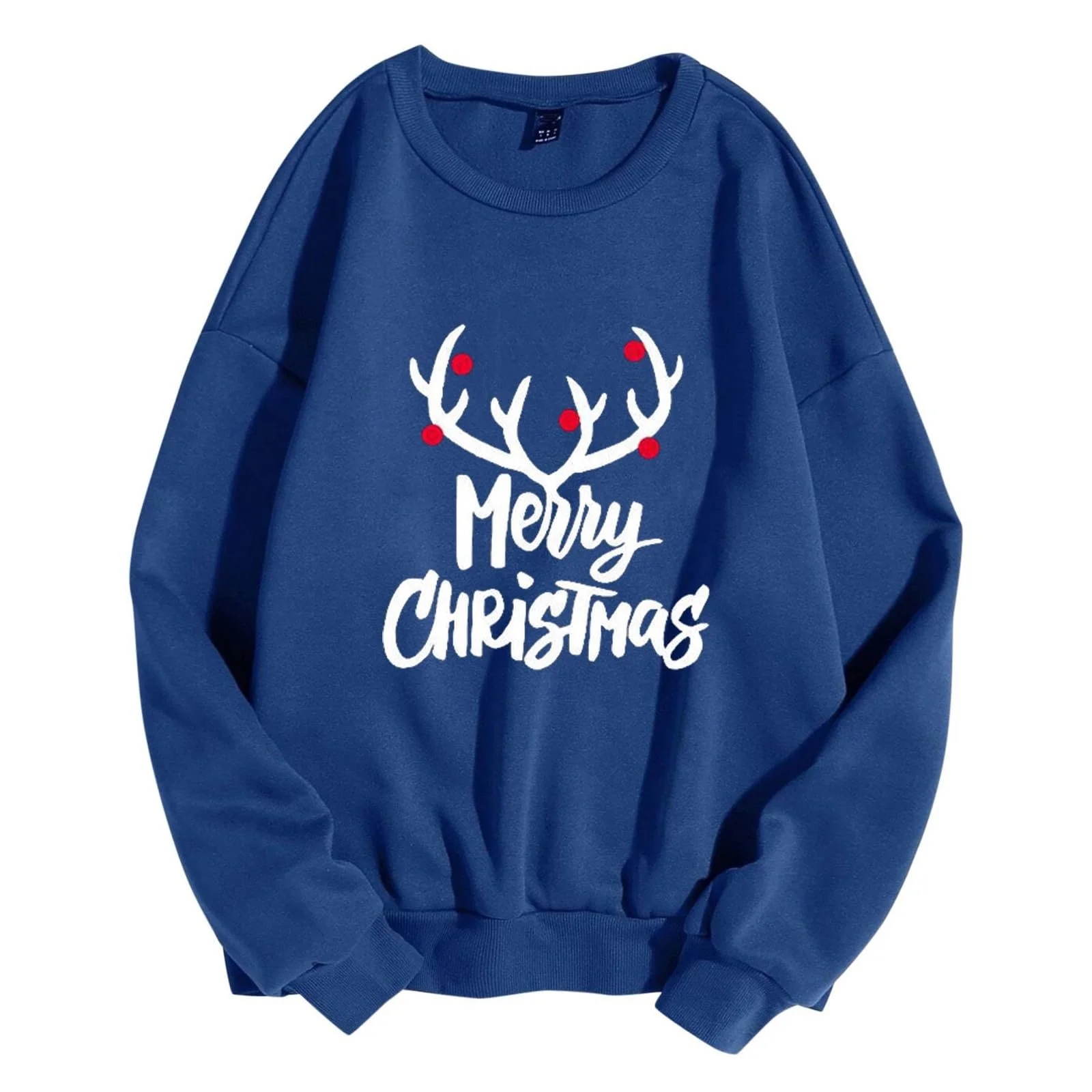Рождественский джемпер Женский забавный свитшот с круглым вырезом и длинными рукавами Рождественский джемпер Повседневные рождественские топы Веселый рождественский свитшот Рождественский джемпер для девочек-подростков Топы-джемперы, фото №4