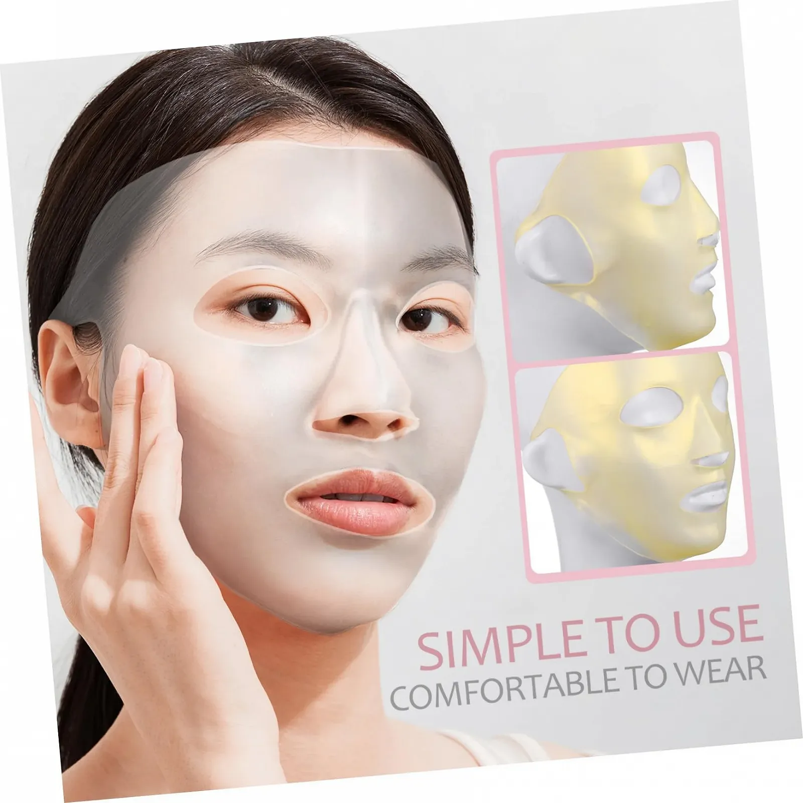 Маска Силіконова VICASKY 3 шт. Багаторазова з вушними гачками для фіксації, фото №5