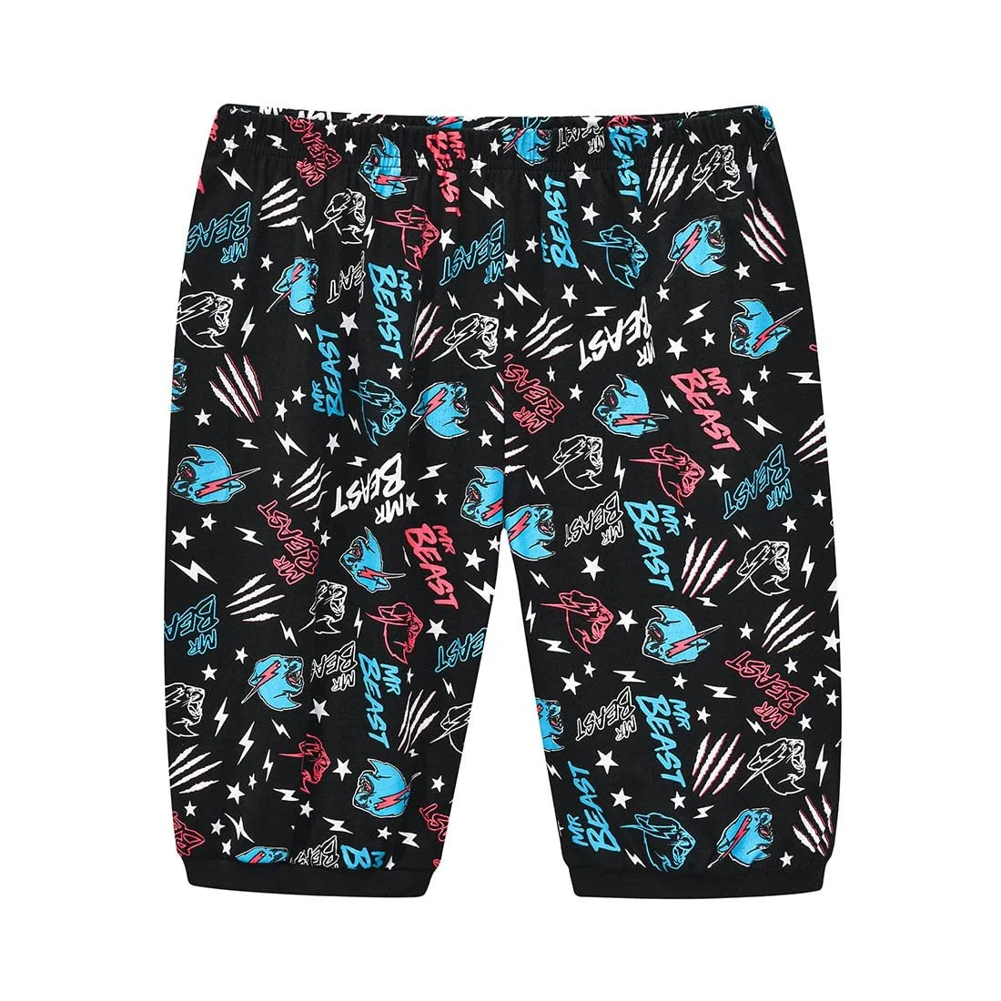 Дитяча піжама для хлопчиків Roaring Leopard Lighting Cat Print для юних геймерів, фото №3