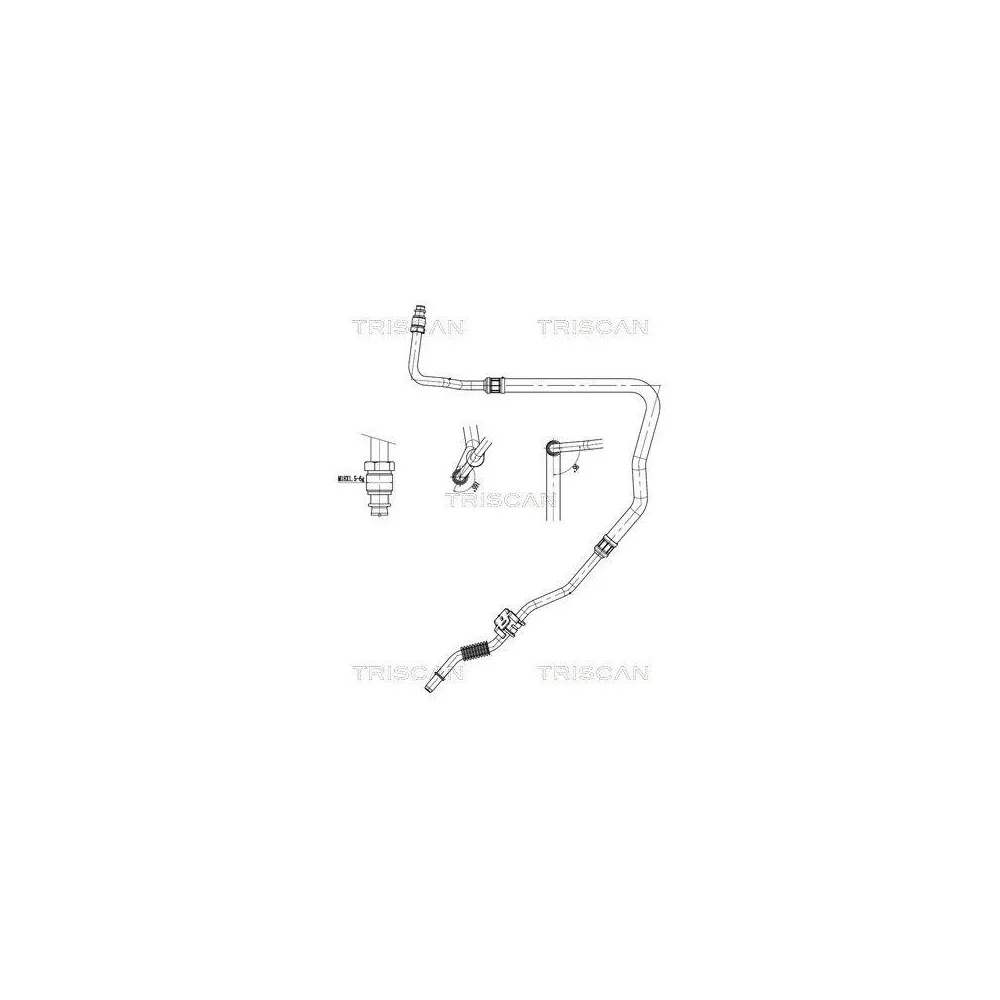 Шланг гидроусилителя руля TRISCAN 8516 28016 для CITROËN PEUGEOT, фото №2 Шланг гидроусилителя руля TRISCAN 8516 28016 для CITROËN PEUGEOT, фото №2