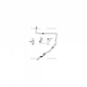 Шланг гидроусилителя руля TRISCAN 8516 28016 для CITROËN PEUGEOT synthetic.ua - Фото 1