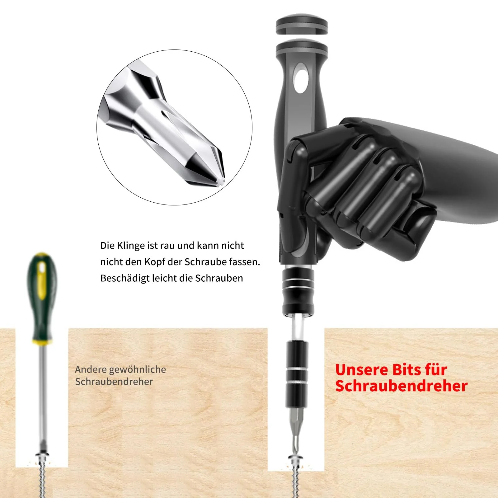 Міні-набір викруток 48 в 1 Прецизійний механічний викрутковий набір для комп'ютера, iPad, ноутбука, мобільних телефонів, ігрових консолей, окулярів, годинників, фото №4