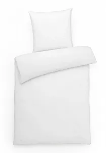 Постільна білизна Carpe Sonno джерсі-інтерлок 100% бавовна 135 x 200 см Теплий білий - Фото 1